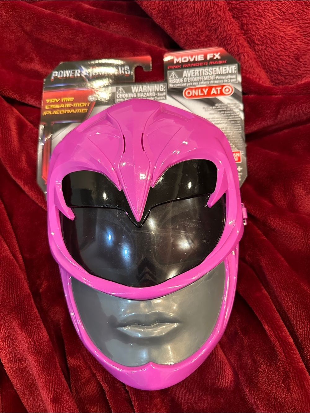 Power Ranger Mask movie FX pink Ranger mask dress up costume